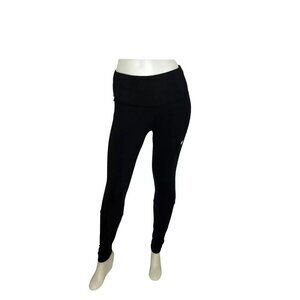 Asics Black Leggings Size Large with Pockets